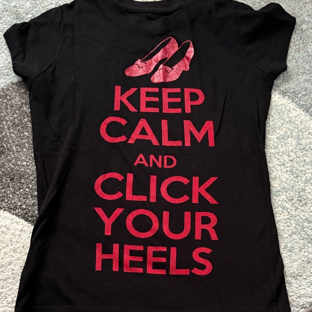 Black and Red Graphic Tee
